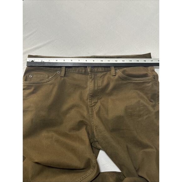 Banana Republic Men's 33X30 Slim Fit Green Traveller Jeans Urban Streetwear - Picture 8 of 10